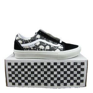 Vans Skate Old Skool Skull Pile White Black Shoes Men's Size 9.5 NEW